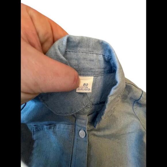 Tiny Boss Denim Shirt for Kids - Stylish & Comfortable - 2t - Picture 4 of 4